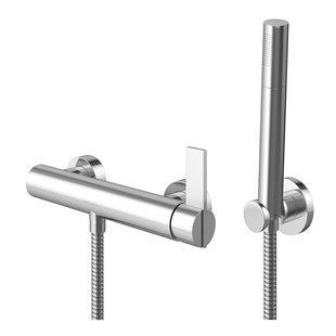 Смеситель для душа Kohlman Dexame chrome настенный KPL-QW120D, Хром