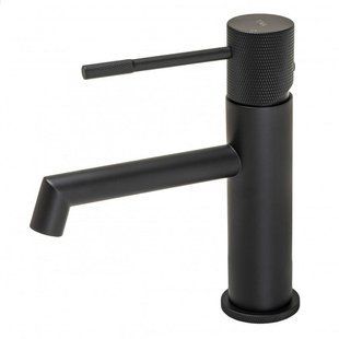 Смеситель для умывальника Yoka Meri black низкий BU.MERI-24-BLK, Черный матовый