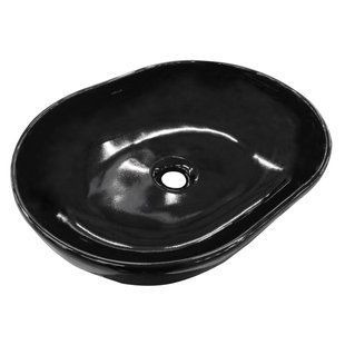 Умивальник Volle Amadeus 50x38 13-01-06Black, Чорний/золото