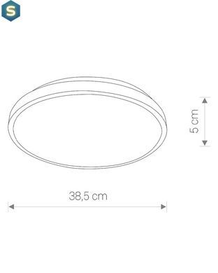 Світильник Nowodvorski 8186 Agnes LED 1x22W 4000K 1500Lm IP44 Wh