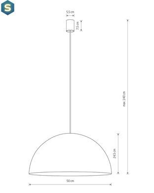 Люстра Nowodvorski 10703 Hemisphere Hit L E27 1x25W IP20 Bl