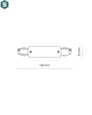 Соединитель Nowodvorski 8707 Ctls Power Straight Connector Wh
