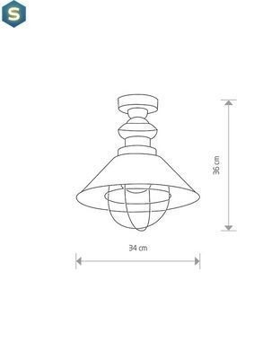 Люстра Nowodvorski 9247 Garret E27 1x60W IP20 Copper
