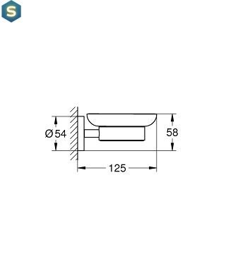 Мыльница Grohe Essentials 40444001