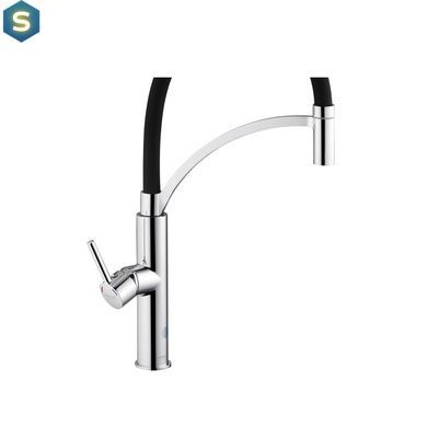 Змішувач для кухні Kroner KRP Ersel - C03900BLK, Хром