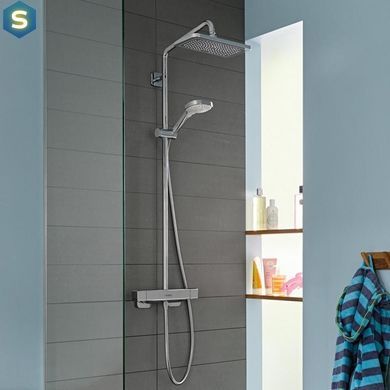 Душова система Hansgrohe Croma E Showerpipe 280 1jet EcoSmart з термостатом 27660000