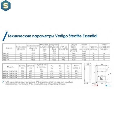 Бойлер Atlantic Vertigo Steatite Essential 30 MP-025 2F 220E-S (1500W) 821462