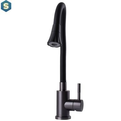 Змішувач для кухні Globus Lux Alpen SBT1-203SA-GP-B01, Графит
