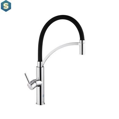 Змішувач для кухні Kroner KRP Ersel - C03900BLK, Хром