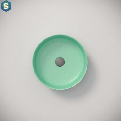 Умивальник (раковина) VBI PRATO MINT MATT накладний, Зелений