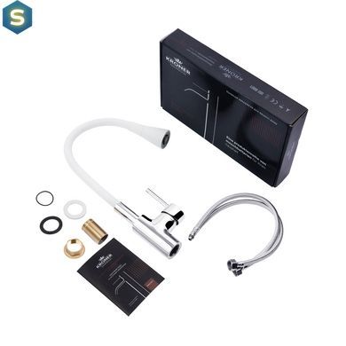 Смеситель для кухни Kroner KRP K&uuml;che - C031WHI CV024335, Белый
