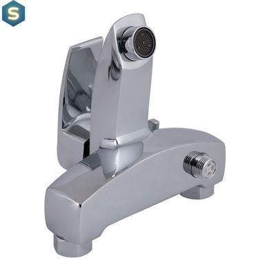 Змішувач для ванни Qtap Swan Eco (з душовим гарнітуром) QTSWA259CRM45534 Chrome, Хром
