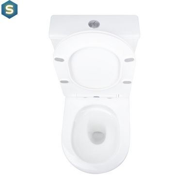Унітаз підлоговий Qtap Vlasta Ultra Quiet безобідковий з сидінням Soft-close White QT28228300W, Білий