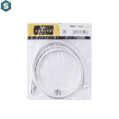 Шланг для душу Kroner KRM - C607 Anti-Twist 160 см, Хром