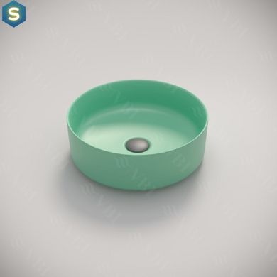 Умивальник (раковина) VBI PRATO MINT MATT накладний, Зелений