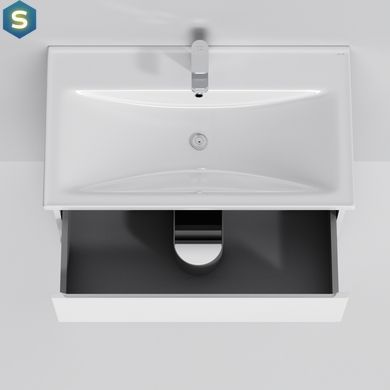 Тумба з умивальником Am.Pm X-Joy підлогова 80 см 2 ящики білий M85-FSX0802-WC0802WG38, Білий