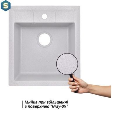 Кухонная мойка Lidz 460х515/200 GRA-09 (LIDZGRA09460515200), Каппучино