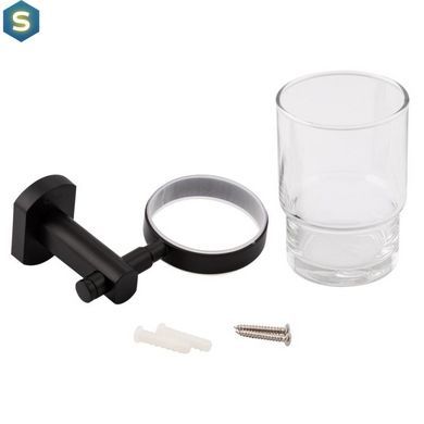 Склянка Qtap Liberty BLM 1158, Черный матовый