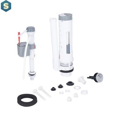 Унітаз підлоговий Qtap Vlasta Ultra Quiet безобідковий з сидінням Soft-close White QT28228300W, Білий