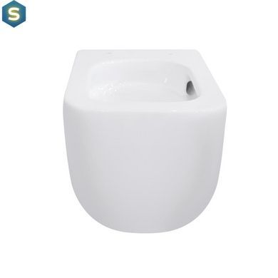 Унітаз підвісний Qtap Gemini безободковий з сидінням Soft-close QT2533076EUQW, Білий