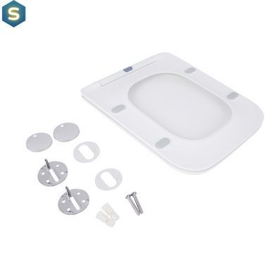 Сиденье для унитаза Qtap (Tern) с микролифтом Slim QT99HXU10W, Белый
