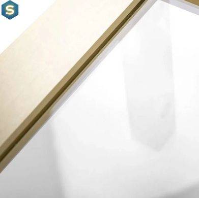 Душові двері Rea Rapid Slide 110 brashed gold REA-K4708, прозорий, золотий