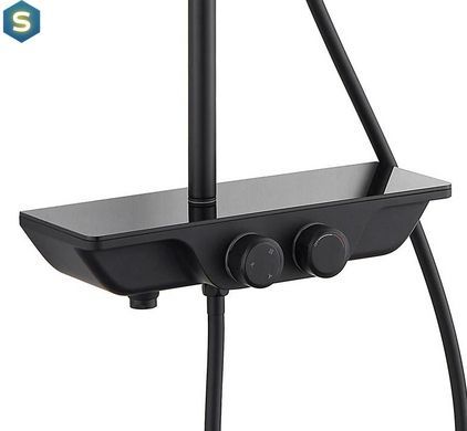 Душевая система Dusel Marella Black (247307000), Черный матовый