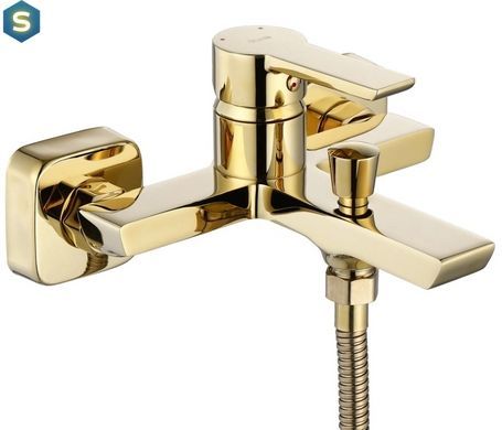 Смеситель для ванны Rea Argus gold настенный с изливом REA-B6409, Золотой