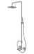 Душевая система Kohlman Roxin Chrom с изливом QW277R, Хром