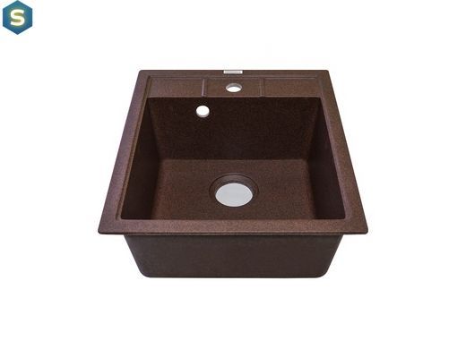 Кухонная мойка Adamant Brick 460x515x200 mokko 000000470, Цемент матовый