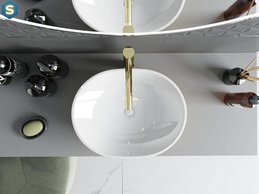 Умивальник Mexen Viki gold white накладний MEX-21054806, Золотий