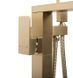 Смеситель для ванны Rea Tery brushed gold напольный REA-B5307, Золотой