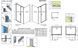 Душова кабіна Radaway Nes KDS I 100x90x200 10023100-01-01L + 10043090-01-01