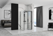 Душова кабіна Rea Rapid Slide 100x110 black REA-K6423 + REA-K6401, Черный матовый, Універсальна, прозорий, чорний матовий