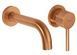 Смеситель для умывальника Rea Lungo brushed copper + BOX скрытого монтажа REA-B4600, Теплый закат