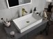 Умывальник Mexen Nadia 60 white gold Edge накладной MEX-21616005, Золотой