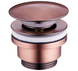 Донный клапан для раковины Mexen click-clack copper rose универсальный MEX-79930-45, Теплый закат