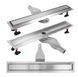 Трап для душу Rea Neox 90 Superflow brushed steel 2в1 REA-G2708
