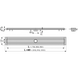 Водостічний жолоб Alcaplast 950 мм APZ13-950