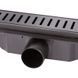 Трап линейный Qtap Dry FA304-700MBLA с нержавеющей решеткой 700х73