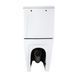 Унітаз підлоговий Qtap Vlasta Ultra Quiet безобідковий з сидінням Soft-close White QT28228300W, Білий