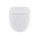 Унітаз підвісний Qtap Gemini безободковий з сидінням Soft-close QT2533076EUQW, Білий