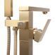 Смеситель для ванны Rea Tery brushed gold напольный REA-B5307, Золотой