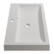 Раковина матовая врезная Amidicon Lagune Slim 80 792x425 из литого камня LAGUNE SLIM_80_MAT, Белый