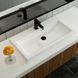 Раковина матовая врезная Amidicon Lagune Slim 80 792x425 из литого камня LAGUNE SLIM_80_MAT, Белый