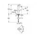 Змішувач для раковини Grohe Bau Loop 23764000
