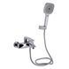 Змішувач для ванни Qtap Swan Eco (з душовим гарнітуром) QTSWA259CRM45534 Chrome, Хром