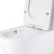 Унітаз підлоговий Qtap Vlasta Ultra Quiet безобідковий з сидінням Soft-close White QT28228300W, Білий