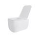 Унітаз підвісний Qtap Gemini безободковий з сидінням Soft-close QT2533076EUQW, Білий