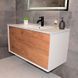 Тумба с умывальником Rexon Reina RX95/100 Glossy White /Mo 19510M